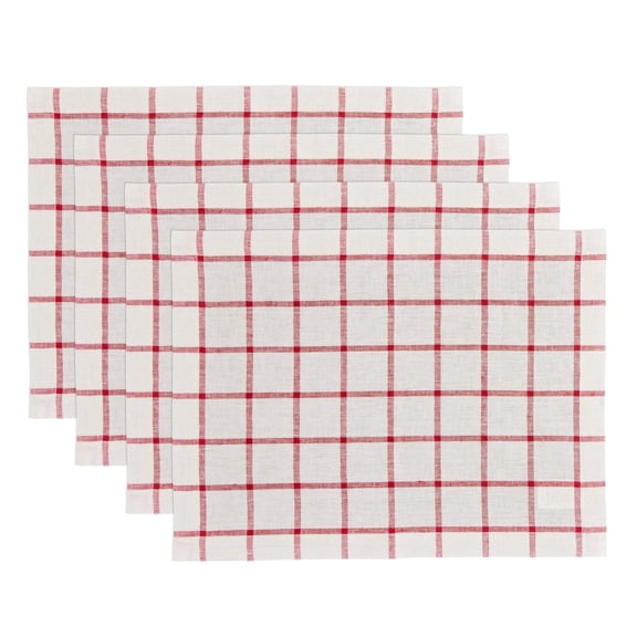 Windowpane Placemats, Set of 4