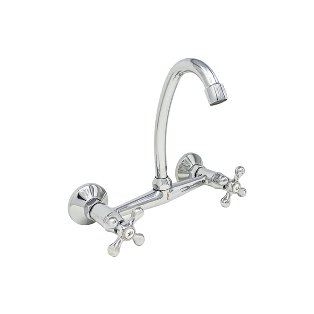 Grifo Mezcladora Fregadero De Pared Cocina Moderna Cromada RUGO 9-IC