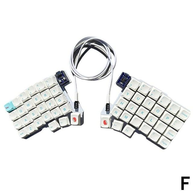 For Silakka54 Split Keyboard Two-Hand Split Ergonomic Qmk Split Hot-Swappable Vial Left-Hand And Right-Hand Keyboard