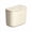 03_White【Laundry Basket x1】, variant on Laundry Basket with Lid, Dirty Clothes Storage Hamper, Transparent Bathroom Organizer with Cover, Transparent, by Zovey