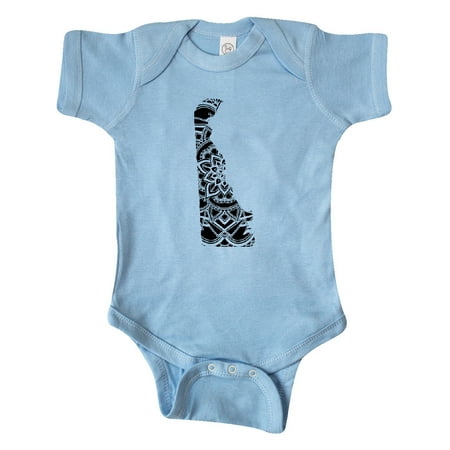 

Inktastic Delaware Silhouette Mandala Gift Baby Boy or Baby Girl Bodysuit