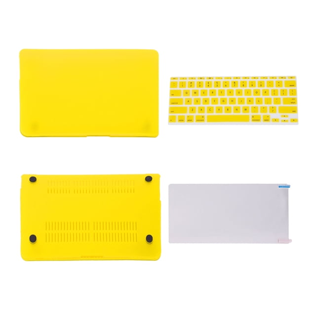 Housse d'Ordinateur Portable Durable Couleur Unie Couverture Complète Étui Rigide Adapté pour Macbook Pro Retina13