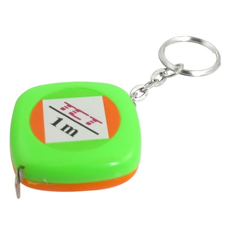 - Unique Bargains 3FT 39 Inches 1 Meter Tape Measuring Tool Keyring Key Chain Green Orange