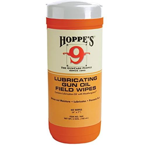 Hoppes Lubricating Oil Wipes, Orange