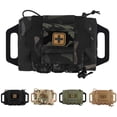 thumbnail image 2 of cámping Bolsa de emergencia Molle con agarre botiquín de primeros auxilios de supervivencia accesorios de caza (negro) FLhrweasw Nuevo, 2 of 9