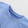 thumbnail image 4 of Wxirdiow Toddler Girl Skirt Set Toddler Girl Sports Outfit Short Sleeve Lapel Tops Tennis Mini A Line Skirt Casual Cute 2 Pcs Set Blue Size,4-5 Years, 4 of 7