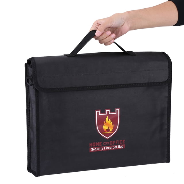 Fireproof Bag Double Sided, Protects LiPo Battery Money Documents, with Lightweight Material, Suitable for Home Office