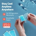 thumbnail image 4 of Cooling Patches for Kids - 20 Pack Fever Patch for Kids, Minty Cool- Cold Patch Fever Stickers for Kids - Baby Cooling Pad, Hot Weather Forehead Cooling Patch, Fever Reducer Headache Patches - Blue, 4 of 7