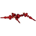 thumbnail image 6 of Northlight Commercial Size 2-Finish Christmas Finial Shatterproof Ornaments - Red -12" - 4ct, 6 of 6