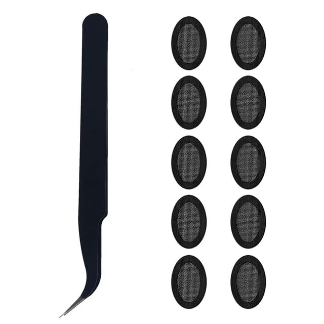 Filtro de malla antipolvo para auriculares TENNMAK, 5 pares con pinzas