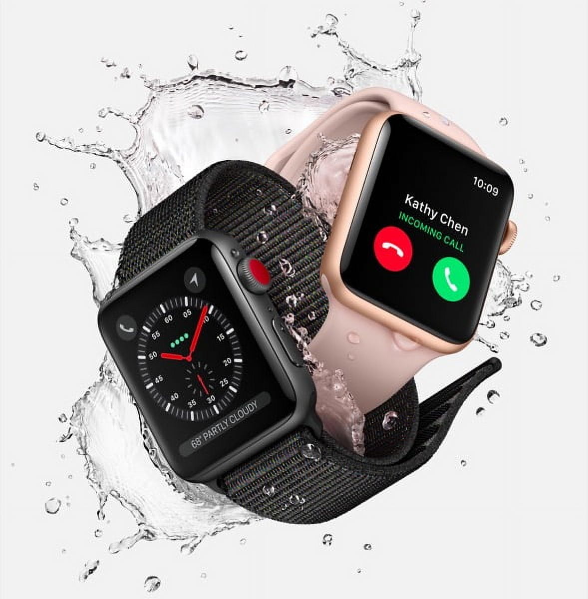 Apple Watch Series 3 (GPS, 38mm) - Space Gray Aluminum Case with Black Sport Band