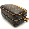 Louis Vuitton Reporter Pm Brown Canvas Shoulder Bag (PreOwned