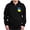 Black, variant on CafePress - Ukrainian Flag Peace Sign Ukraine Nativ Sweatshirt - Zip Hoodie, Classic Hooded Sweatshirt with Metal Zipper