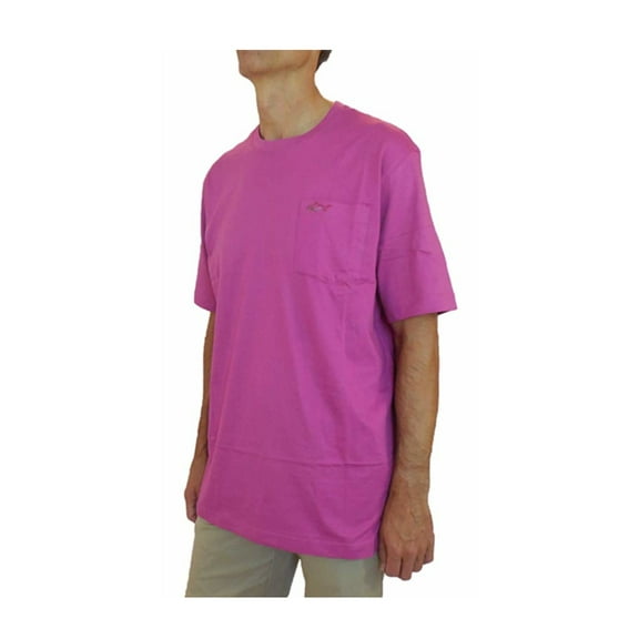 Greg Norman Mens Size Large Luxury Cotton S/S T-Shirt, (PUOH) Purple