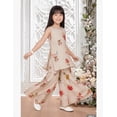 thumbnail image 4 of DWEEP SARA Cream Floral Kurti with Sharara Set for Girls – Festive & Party Wear, 1-2  Y(18), 4 of 8