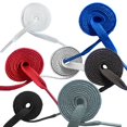 thumbnail image 2 of Cordones planos para zapatos Shoelaces, 2 pares, para zapatillas, color gris, 68,58 cm, 2 of 4