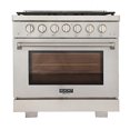 thumbnail image 2 of Kucht KFX360 Professional 36" Range, Classic Silver, 2 of 9
