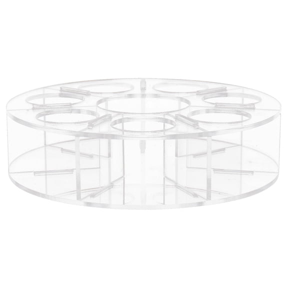 KALLORY 1Pack Ice Cream Cone Holder Stand Clear Acrylic Double Layer For Dessert Display At Thanksgivings Baby Showers