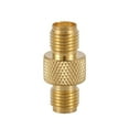 thumbnail image 4 of 6X SMA Female to Female Barrel Adapter RF Coax Connector Straight,Gold, 4 of 8