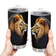 thumbnail image 1 of Vaso Oasisdream de acero inoxidable de 600 ml con estampado de leones, 1 of 6