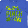 thumbnail image 4 of Inktastic St. Patrick's Day Can't Pinch This Hand Lettering Boys or Girls Baby T-Shirt, 4 of 5