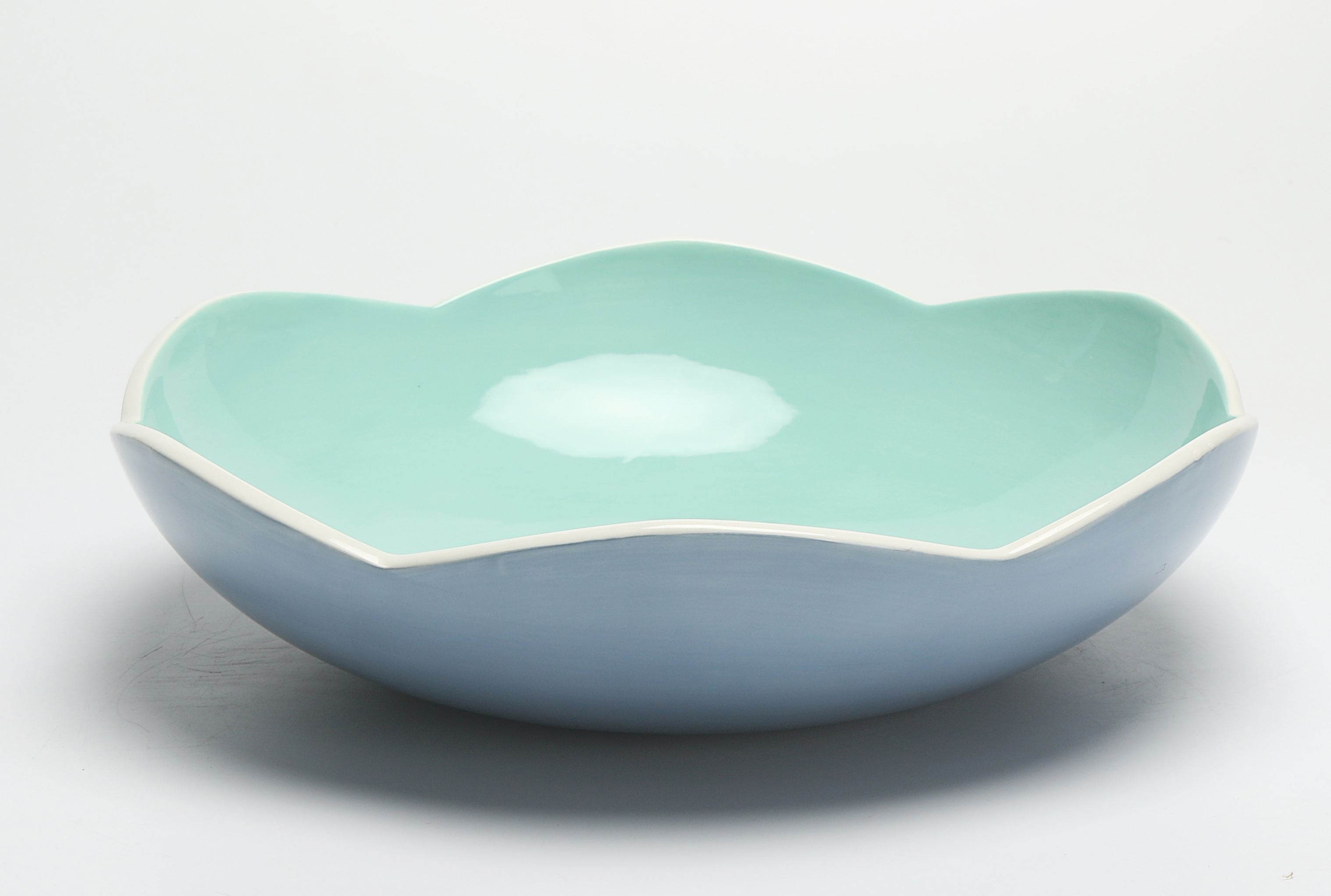 Mainstays Floral Shaped Ceramic Nested Bowl, Set of 3 - image 4 of 5