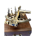thumbnail image 3 of Nautical Brass Sextant with Box,Antique Sextant Working Navigational Instrument Sextant, Astrolabe Sextant,Vintage Sextant Christmas gift, 3 of 3