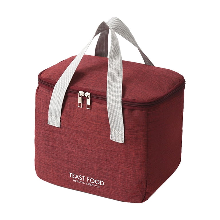 SCNOR Lunch Bag for Women and Men,Insulated Lunch Tote,Stitch