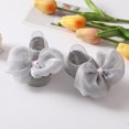 thumbnail image 3 of Wxirdiow Toddler Girls Socks Baby Girl Socks with Non-Slip Cute Flower Design Toddler Ankle Socks Gift for Newborn Babies Infants Grey Size,12-24Months, 3 of 7