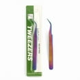 thumbnail image 3 of Qiao Plating effect Tweezers Bend New Stainless Steel Indcomtrial Anti-static Cross Tweezers Sewing Accessories Tools, 3 of 6