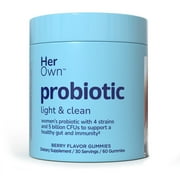 Her Own Probiotic Gummies, Natural Berry Flavor, 60 Ct