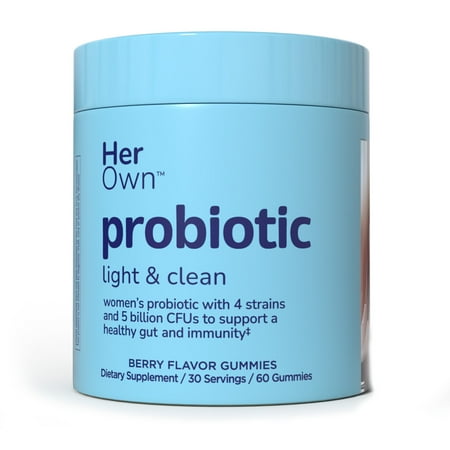Her Own Probiotic Gummies, Natural Berry Flavor, 60 Ct