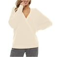thumbnail image 1 of Puntoco suéter moda mujer Casual manga larga Casual Color contraste Patchwork suéter blusa liquidación de Navidad Puntoco Puntoco-5471, 1 of 6