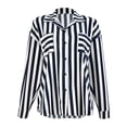 thumbnail image 1 of Blusa George para Dama, Manga Larga con Bolsas Parche Marino Talla EG, 1 of 4