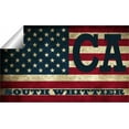 thumbnail image 2 of South Whittier CA California Los Angeles County Vintage US Flag Decal Bumper Sticker 3M Vinyl 3" x 5", 2 of 3
