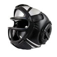 thumbnail image 1 of Casco de boxeo con protección para la frente y los oídos, cobertura total, casco engrosado L negro, 1 of 9