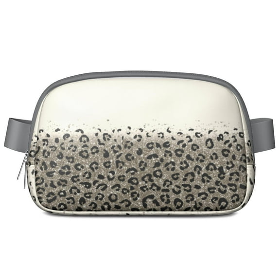 Modern Leopard Fanny Pack – Waterproof Adjustable Waist Bag with Minimalist Spot Pattern, Contemporary & Chic