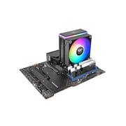 Thermaltake ASTRIA 200 ARGB CPU cooler, Compatible with latest Intel LGA 1700 and AMD AM5 CPU Single Tower 210W TDP cooling power CL-P119-AL12SW-A
