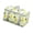 Silver small flying, variant on Insulated Picnics Basket Coolers Bag with Zippers Top Large Capacity Picnics Basket Drink Carriers Insulated Bags Easy Use