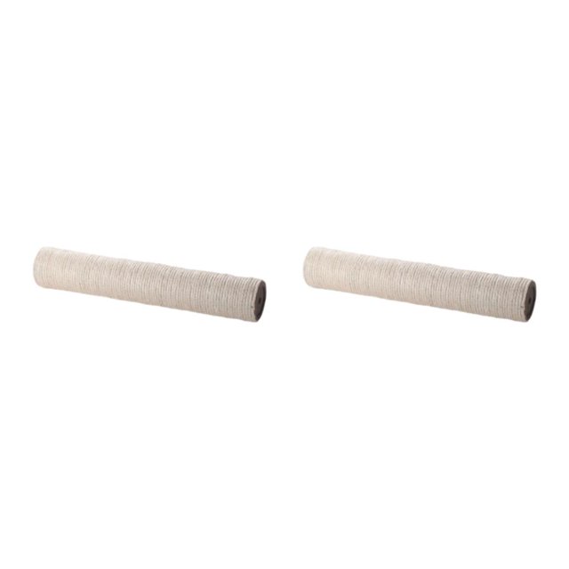 Destyer Replacement Sisal Rope Scratch Post Refill Pole for Cats Durable and Long-lasting white 40cmx8cm 2Set