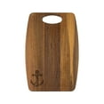 thumbnail image 2 of Teak Bread Board - Anchor - 8" W x 14" L x 1/2" Thick, 2 of 5