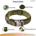 thumbnail image 3 of CTCMSP Pet  Dog Collar Adjustable Training Nylon Dog Collar for Small Medium Large, 3 of 5
