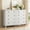 White, variant on CARPETNAL White Dresser for Bedroom, 55" Wide 8 Drawer Dresser with Metal Handles and Deep Drawers, Modern Large Wood Chest of Drawers for Living Room, Hallway.