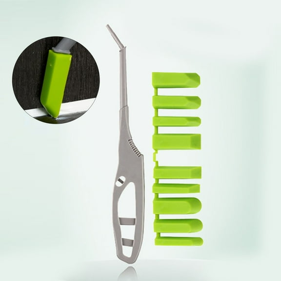 Exhoden Silicone Seam Tools, 2024 New 9 in 1 Silicone Caulking Tool, Caulk Finishing Tool, Caulk Smoothing Tool, Multi Angle Piece Scraper Beauty Sewing Tool for Kitchen, Bathroom (1PCS)