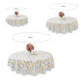 thumbnail image 5 of Joernso PVC Waterproof Lace Wave Edge Round Tablecloth for Kitchen Dining, 5 of 8