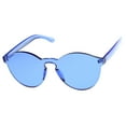 thumbnail image 3 of zeroUV - One Piece PC Lens Rimless Ultra-Bold Colorful Mono Block Sunglasses 60mm - 60mm, 3 of 5