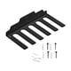 thumbnail image 5 of Soporte de pared para barra con tornillos, soporte para barra, estante de montaje para barra resistente 6 ganchos, 5 of 8