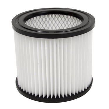 8-Pack 25-1217 Reusable Dry Filter Replacement For Stanley 1-6 Gallon Wet/Dry Vacuums – Fits Stanley Bauer 1952E-B3 & Porter Cable PCX18301-4B, With 3 Retaining Bands