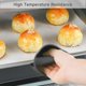 thumbnail image 4 of Air Fryer Silicone Oven Mitts, 1 Pair Thickened Mini Oven Mitts Heat Resistant for Grilling, Cooking, Baking, 4 of 5