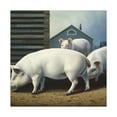 thumbnail image 4 of Pig in Barnyard. - Canvas, 4 of 25
